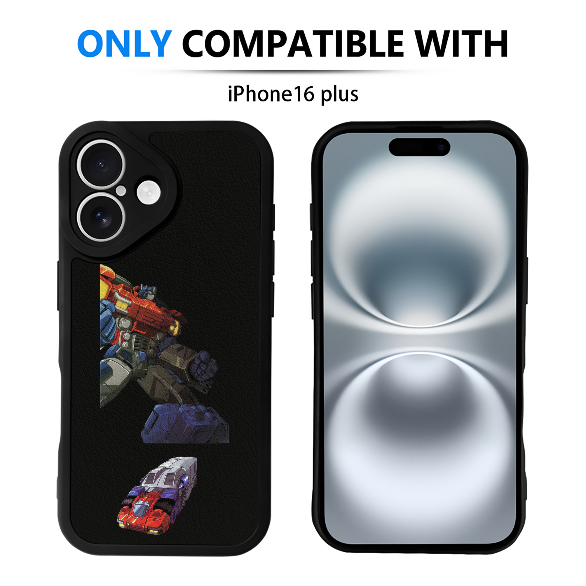 （画像用）  【iPhone 16シリーズ対応】シリコンスマホケース（レザー調） 材質：シリコン
